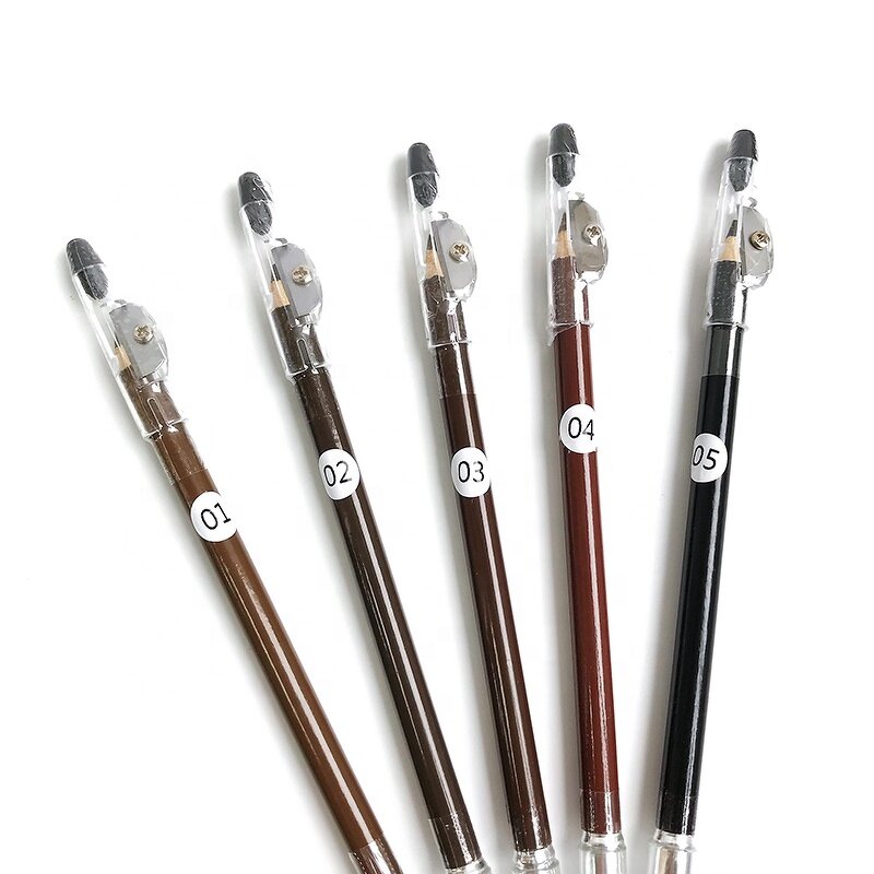 Eyebrow Pencil Manufacturer - Private Label Double Headed Wood Smooth Waterproof Custom Logo
