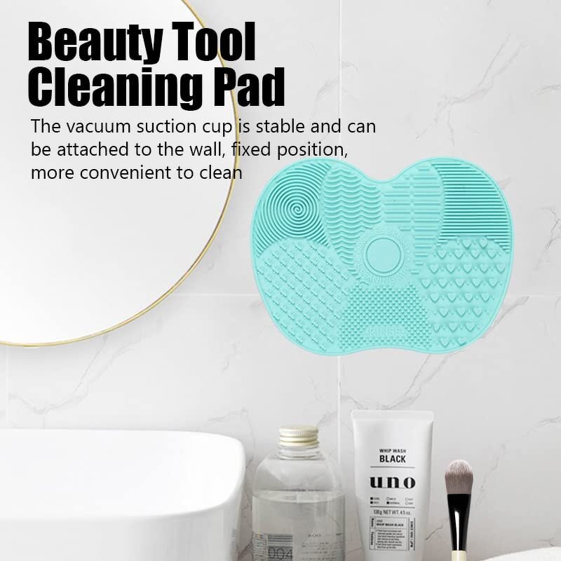 Makeup Brush Cleaner Mat Manufacturer - Silicon Cleaning Pad Portable Washing Tool Scrubber