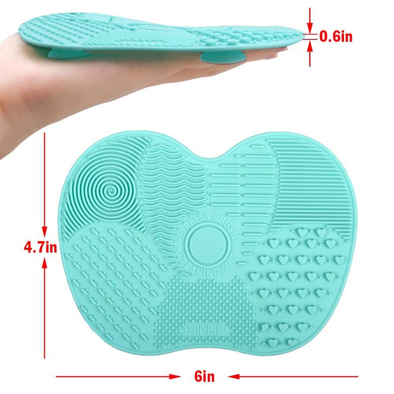 Makeup Brush Cleaner Mat Manufacturer - Silicon Cleaning Pad Portable Washing Tool Scrubber