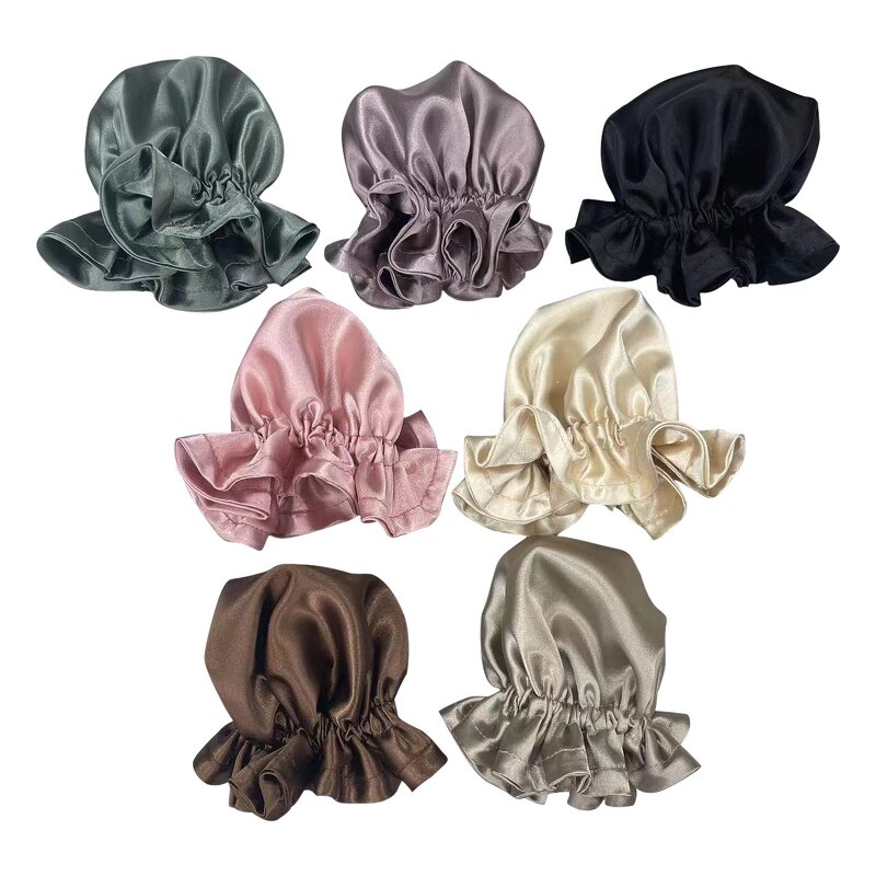 Hair Curler Manufacturer - Satin Heatless Pillow Soft Rollers Headband Silk Satin Hair Rollers