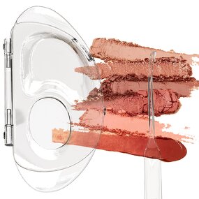 Makeup Mixing Palette Manufacturer - Custom Acrylic Handheld Clear Hand Tray for Foundation Mixing