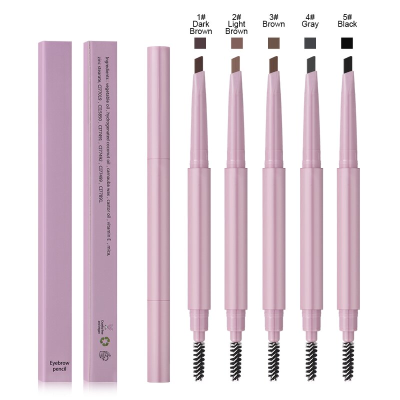 Eyebrow Pencil Manufacturer - Customized Private Label Waterproof Custom Logo with Brush