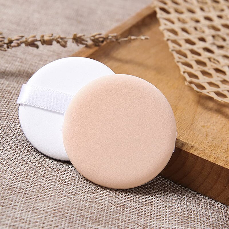 Powder Puff Manufacturer - Private Label Cotton for BB Cream Round Powder Puff