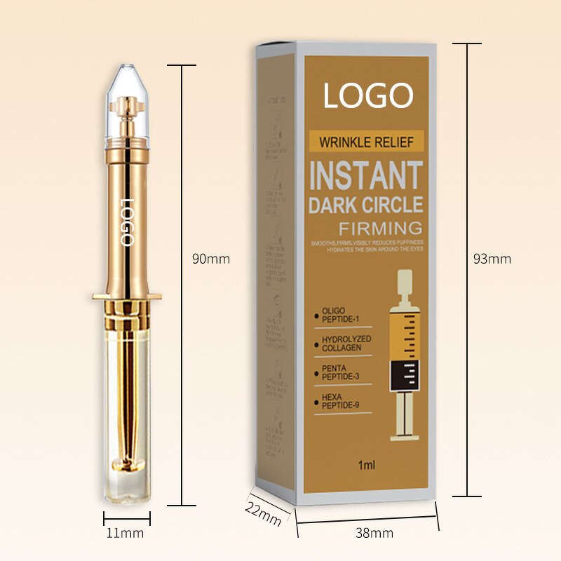 Eye Serum Manufacturer - Private Label 60 Seconds Instant Wrinkle Area Moisturizer for Dark Circles