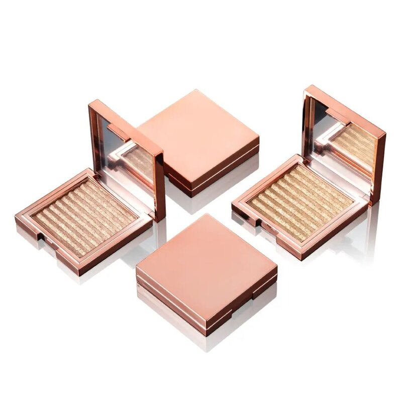 Bronzer Manufacturer - Custom LOGO Vegan Shimmer Face Illuminator Pressed Powder Private Label