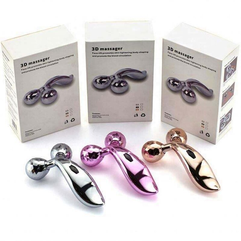 Face Roller Massager Manufacturer - Private Label 3D Magnetic 360 Degrees Facial Massage
