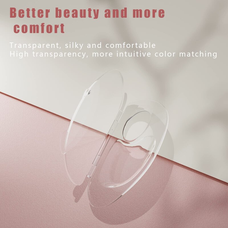 Makeup Mixing Palette Manufacturer - Custom Acrylic Handheld Clear Hand Tray for Foundation Mixing