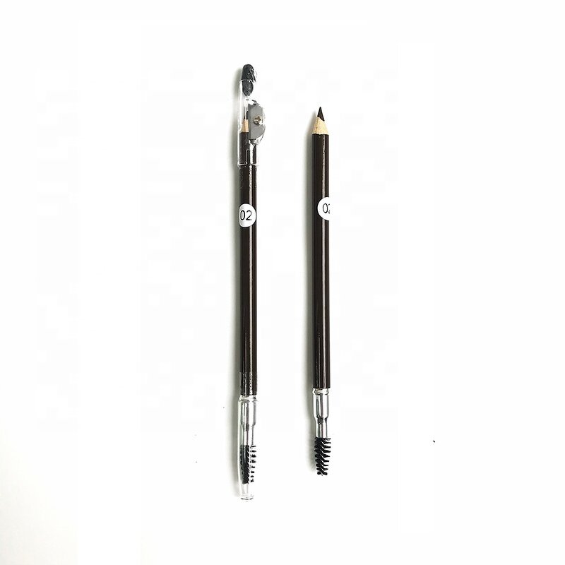 Eyebrow Pencil Manufacturer - Private Label Double Headed Wood Smooth Waterproof Custom Logo