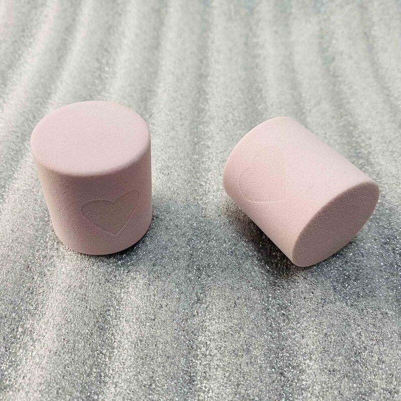 Makeup Sponge Manufacturer - Custom LOGO Private Label Cylindrical Shape Non Laxte Free Super Soft SiliCone