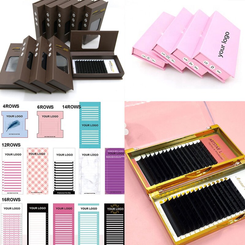 Eyelash Extensions Manufacturer - Volume Faux Mink Split Tip Cashmere Ellipse Matte Flat Individual Tray