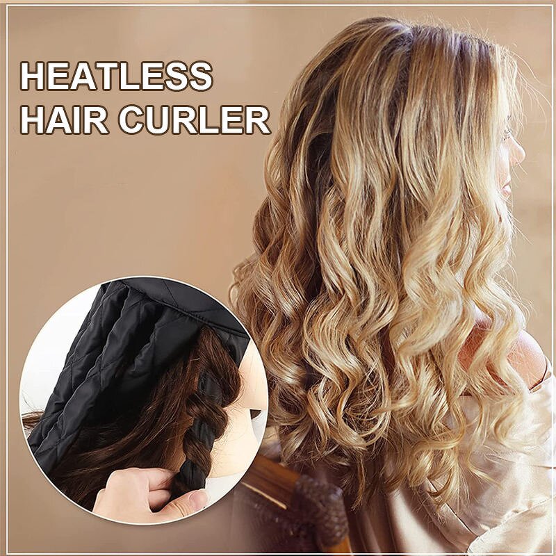 Hair Curler Headband Manufacturer - Heatless Curling Rod Portable No Heat Silk