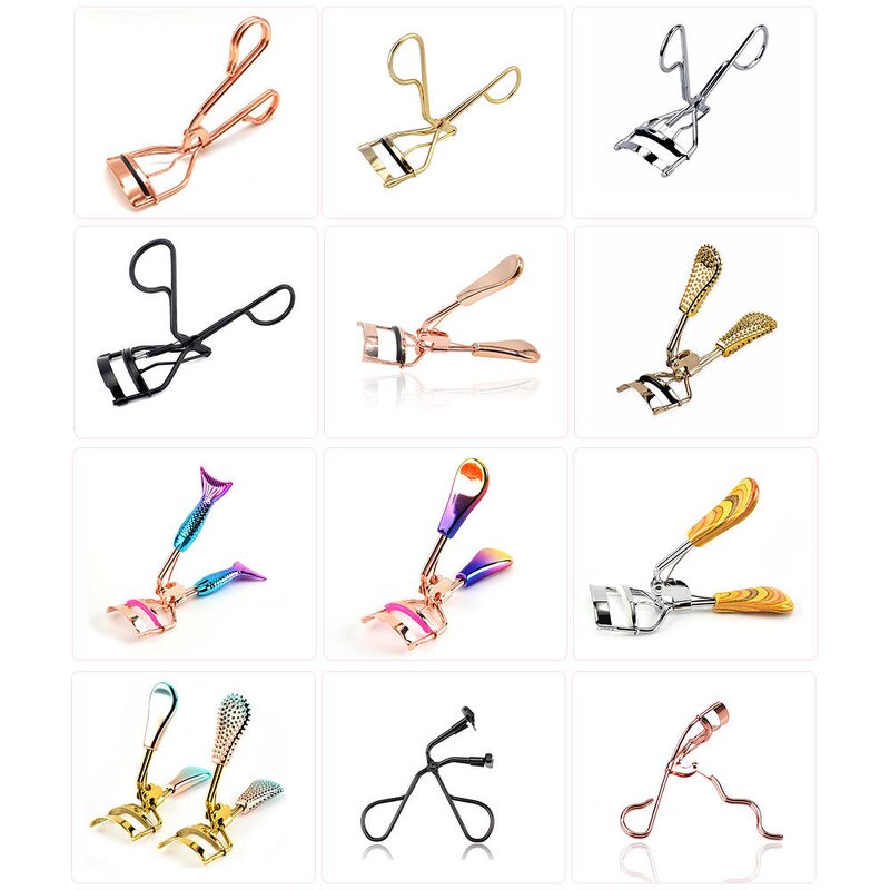 Eyelash Curler Manufacturer - Custom Logo Eye Beauty Professional Mini Magic Curl Stainless Steel Private Label