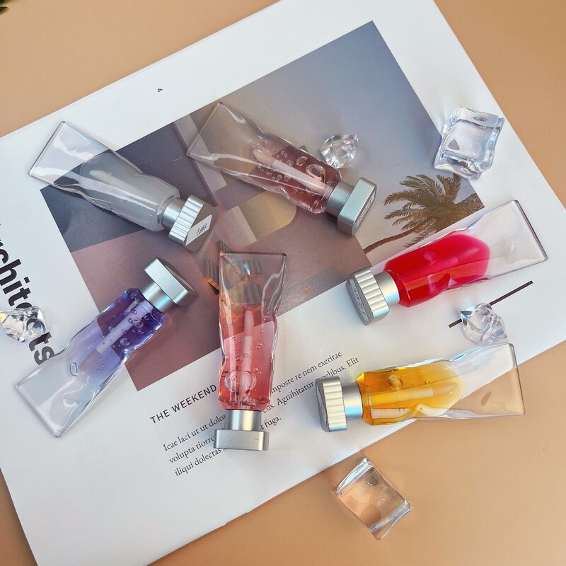 Lip Plumper Oil Manufacturer - Hot Selling Ice Chunks Plant Clear Vegan Customized Scent Plump