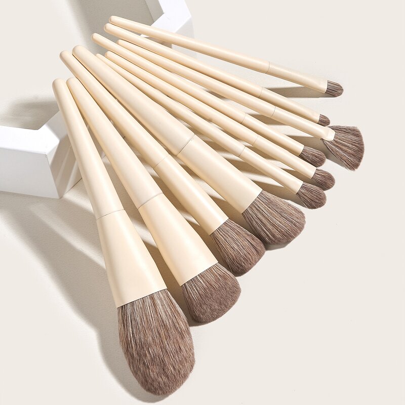Makeup Brush Set Manufacturer - 10 Pcs High Quality Professional Soft Custom Logo Private Label With Bag Box