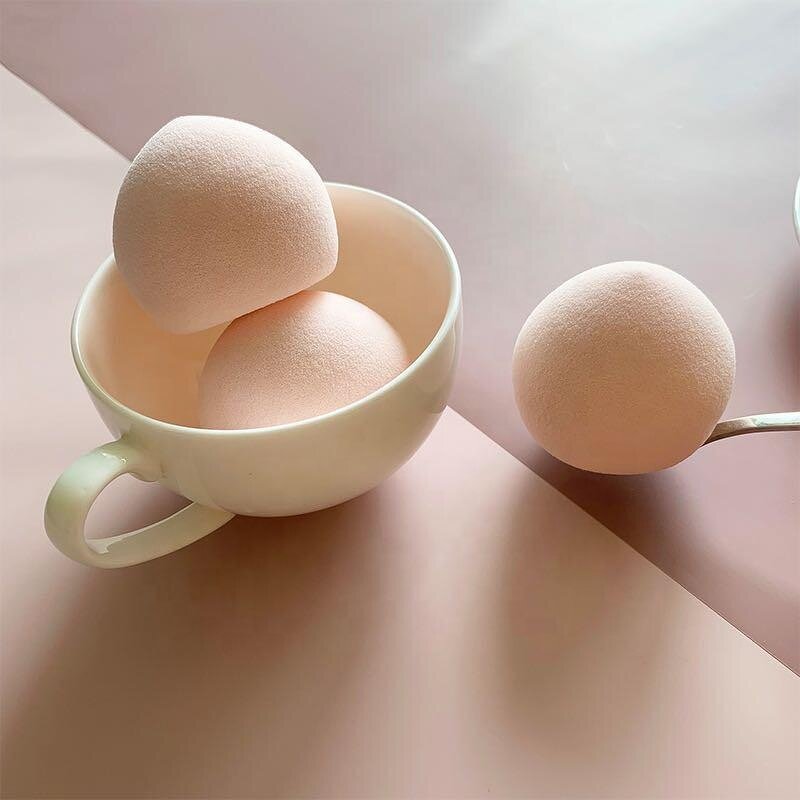 Makeup Sponge Manufacturer - Custom LOGO Private Label Cylindrical Shape Non Laxte Free Super Soft SiliCone