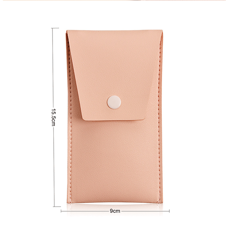 Makeup Brush Set Manufacturer - Hot Sale 8 Pcs Natural Custom Private Label Red Pink Blue Mini Travel Angle Portable