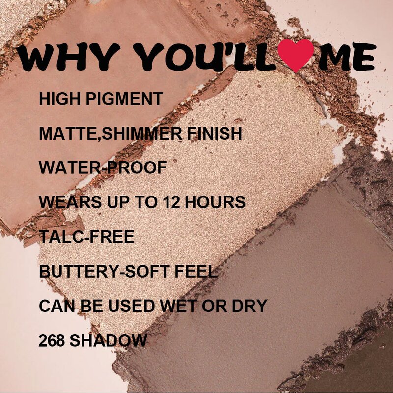 Eye Shadow Palette Manufacturer - Private Label Custom Brand Double Mini Travel Glitter with Gold Package