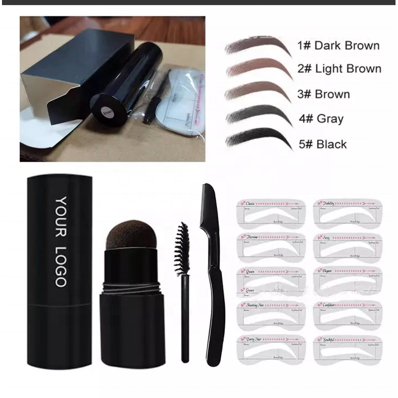 Brow Stamp Kit Manufacturer - LOW MOQ OEM HOT One Step for NO LOGO Eyebrow Stick Tube