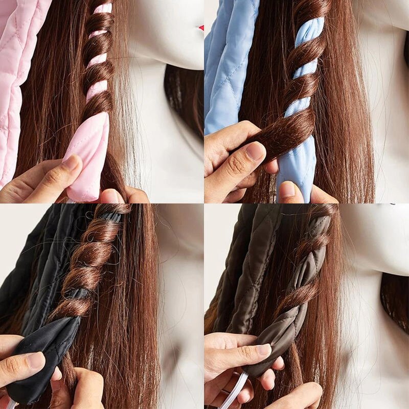 Hair Curler Headband Manufacturer - Heatless Curling Rod Portable No Heat Silk