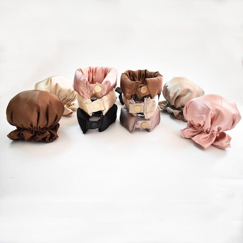 Hair Curler Manufacturer - Satin Heatless Pillow Soft Rollers Headband Silk Satin Hair Rollers