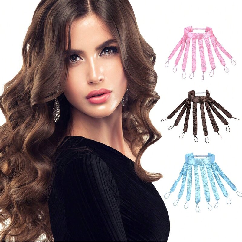 Hair Curler Headband Manufacturer - Heatless Curling Rod Portable No Heat Silk