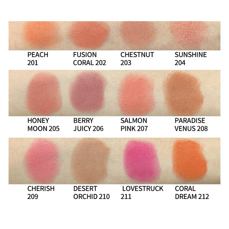 Blush Palette Manufacturer - Wholesale Vegan Makeup Pigmented Powder Smooth Pink Single Shimmer Private Label