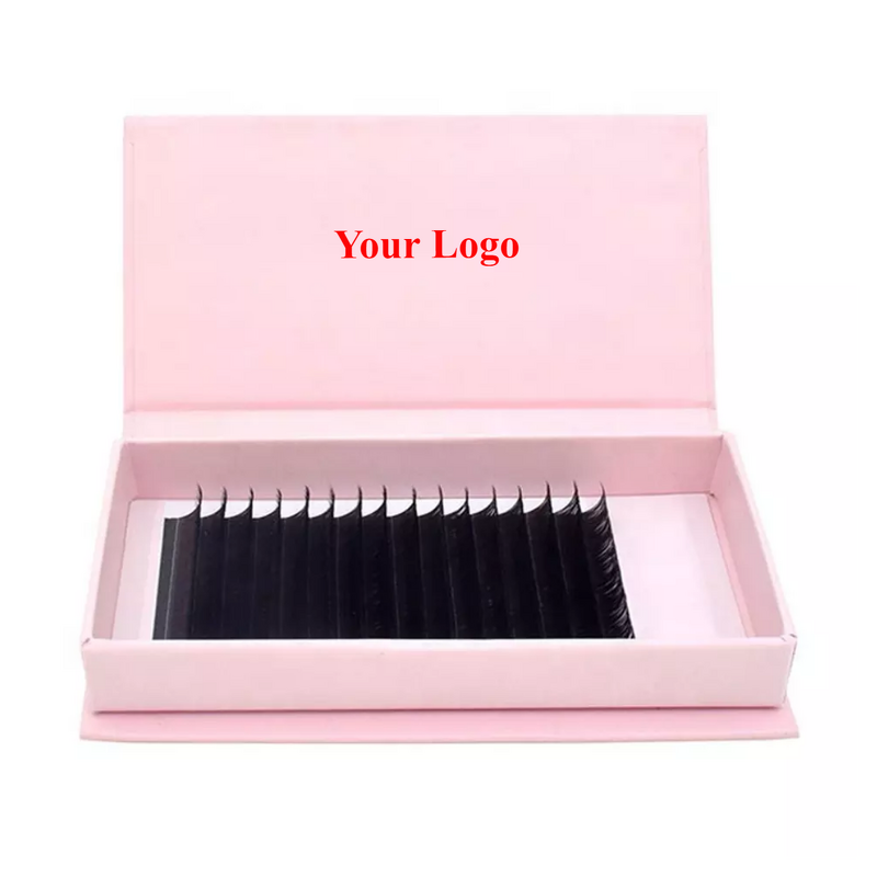 Eyelash Extensions Manufacturer - Volume Faux Mink Split Tip Cashmere Ellipse Matte Flat Individual Tray