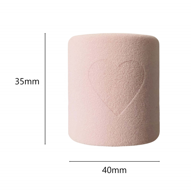 Makeup Sponge Manufacturer - Custom LOGO Private Label Cylindrical Shape Non Laxte Free Super Soft SiliCone