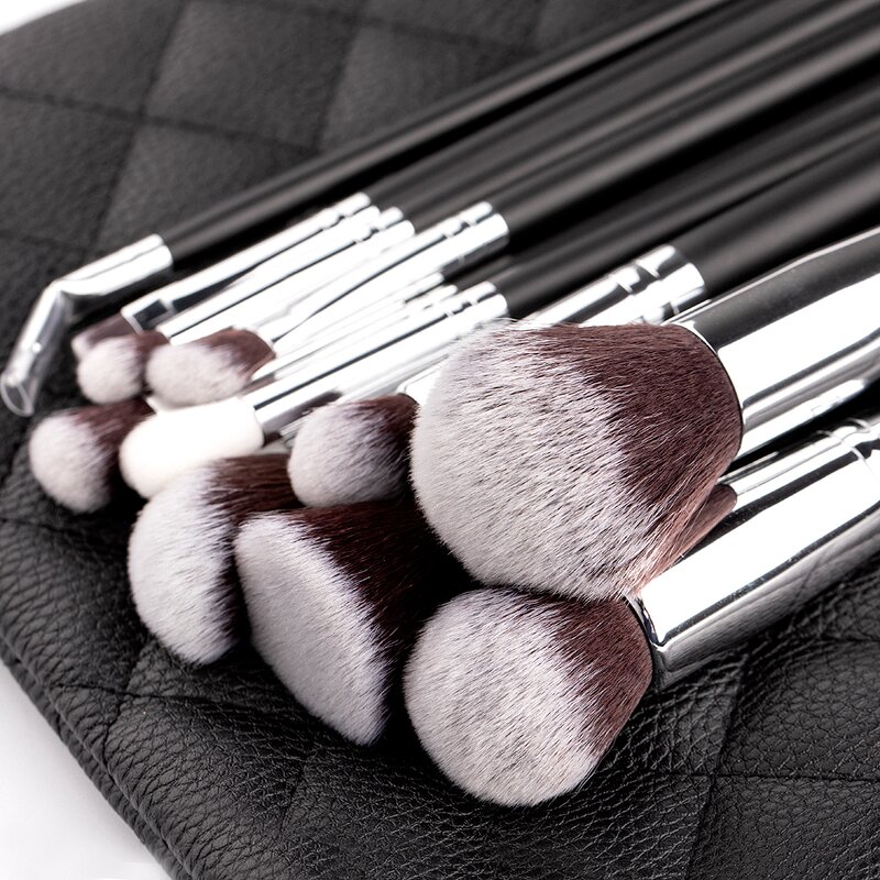 Makeup Brush Set Manufacturer - Professional 15pcs Classic Power Soft Synthetic Hair Private Label