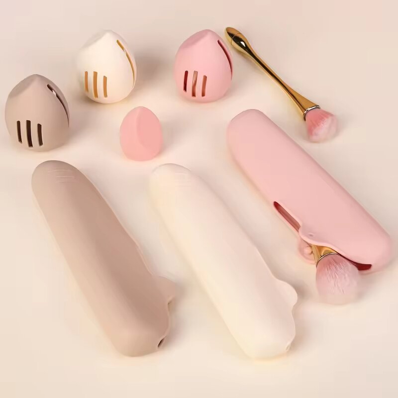 Makeup Sponge Holder Manufacturer - Custom Portable Washable Beauty Tool Kit Product Silicone