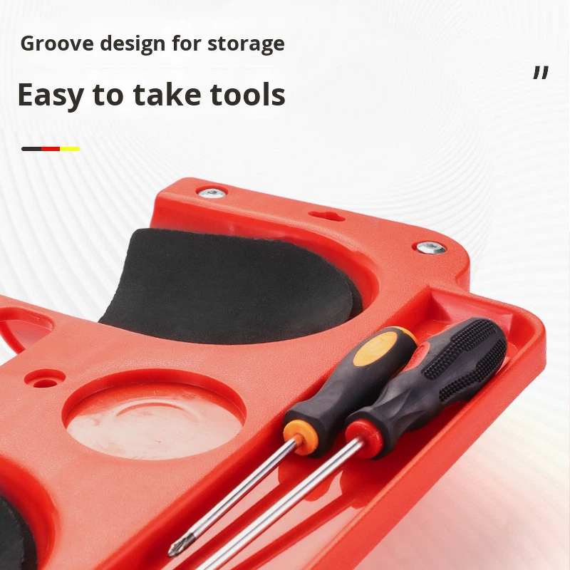 Rolling Knee Pad Manufacturer - ABS Platform with Wheels Built-In Tool Tray Cushioned Kneeling Pad