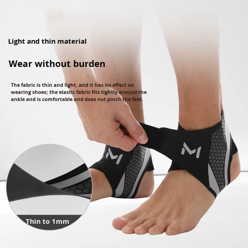 Sports Ankle Support Manufacturer - Cross-Border Unisex Lightweight Compression Anti-Sprain Adjustable Brace