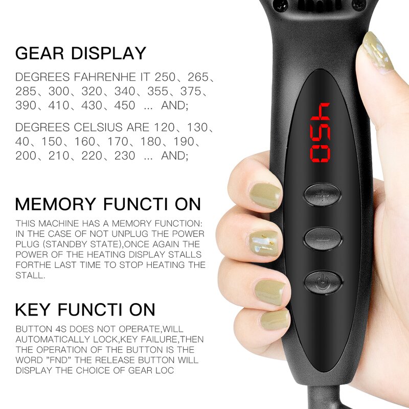 Hair Comb Brush Manufacturer - Multifunctional Beard Straightener Quick Hair Styler for Men