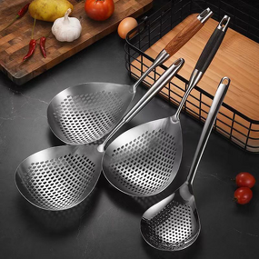 Sichuan Pepper Colander Manufacturer - 304 Stainless Steel Non-Electric Noodle Dumpling Strainer Kitchen Gadget
