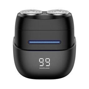 Portable Electric Shaver Manufacturer - Men Magnetic Rechargeable Twin Blade IPX7 USB Face Trimmer