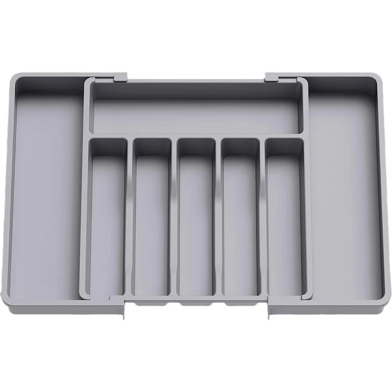 Tableware Storage Box Manufacturer - Plastic Retractable Drawer Knife Fork Chopsticks Spoon Organizer