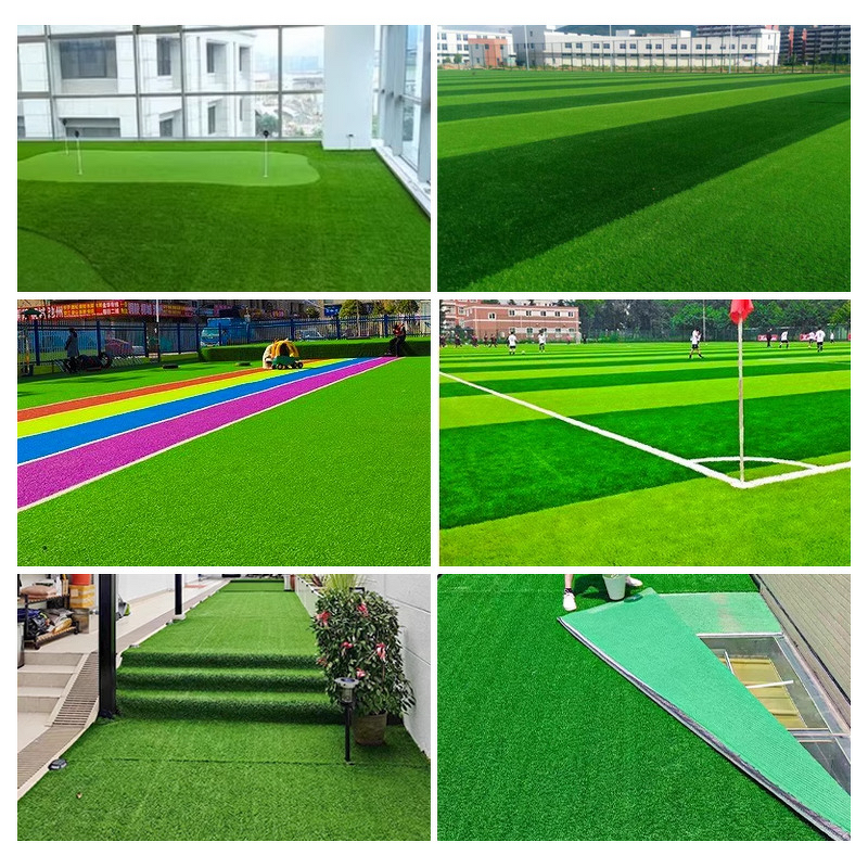 Sports Artificial Turf Manufacturer - Football Playground Kindergarten PE/PP Material Garden Turf