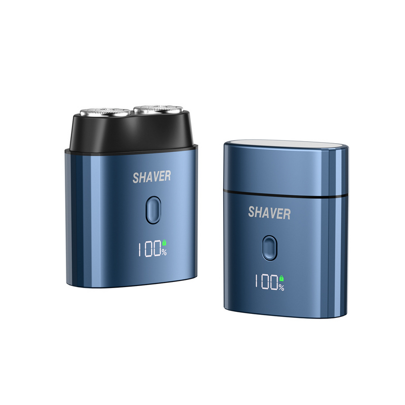 Rotary Shaver Manufacturer - Double-Blade Floating Head Type-C Charging 45-Minute Portable Razor