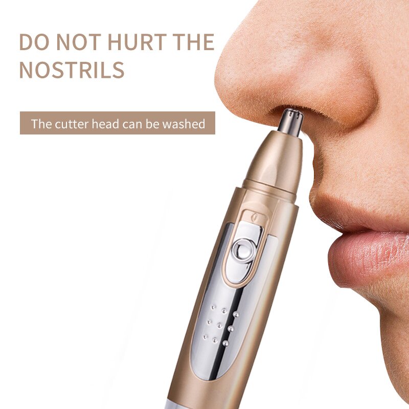 Nose Hair Trimmer Manufacturer - Men Ear Hair Removal Clipper Electric Beard Epilator Grooming Tool