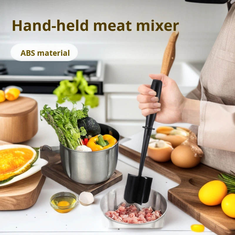 Meat Potato Masher Manufacturer - Farberware Heat Resistant Nylon Safe for Non-Stick Cookware Aqua Sky