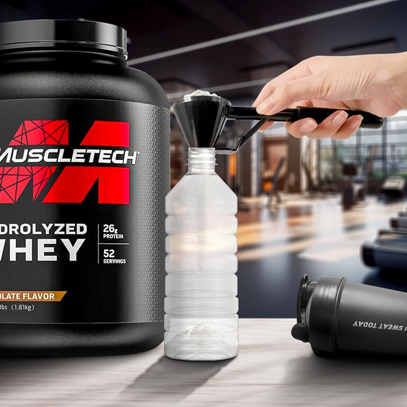 Measuring Spoon Funnel Manufacturer - No Spill Protein Powder Baby Formula Milk Powder Refill Tool