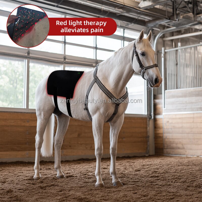 Horseback Red Light Therapy Pad Manufacturer - 2025 Portable Built-In Battery Wrap Belt 660nm 850nm for Pain Relief
