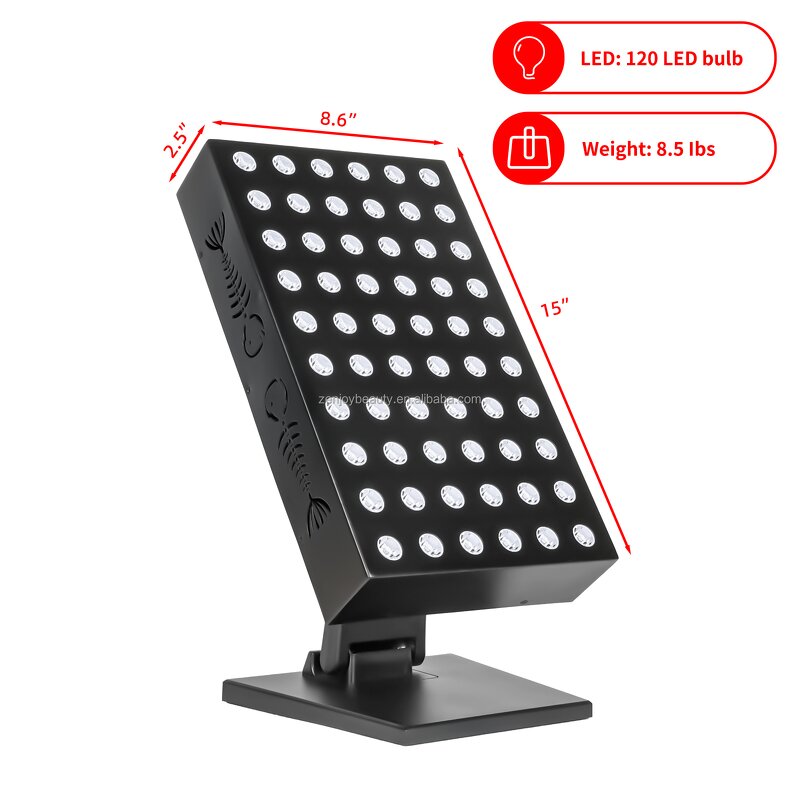 LED Light Therapy Device Manufacturer - Desktop with 660nm 830nm Infrared Red Light 300W 60 Lamp Beads