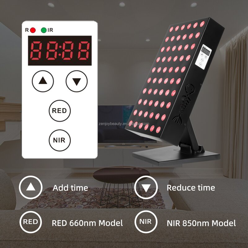 LED Light Therapy Device Manufacturer - Desktop with 660nm 830nm Infrared Red Light 300W 60 Lamp Beads