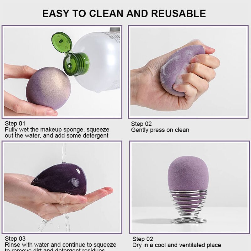 Makeup Sponge Manufacturer - Custom Private Label Super Soft Latex Free Beauty Egg Foundation Loose Powder Blender Puff