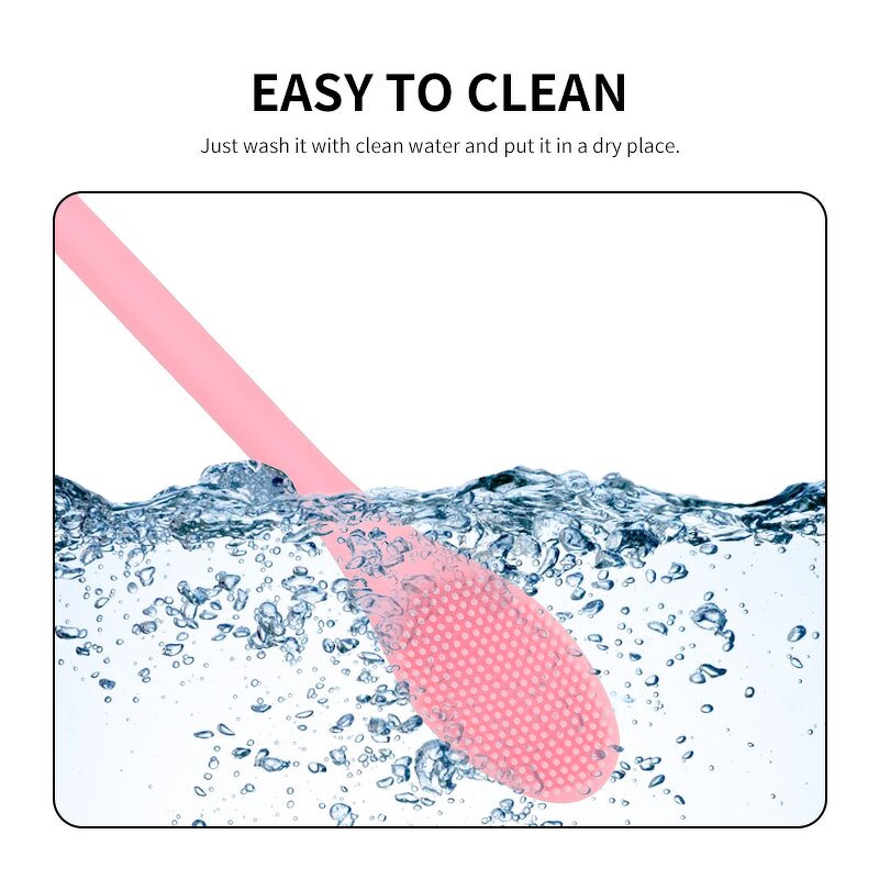 Face Mask Brush Manufacturer - 2 in 1 Double Sided Soft Flexible Silicone Facial Cleaning Massager Cosmetic Exfoliating Tool