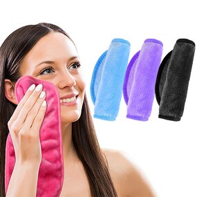 Facial Cleansing Pads Manufacturer - Wholesale Washable Reusable Soft Microfiber Beauty Clean Tool Makeup Remover Towel