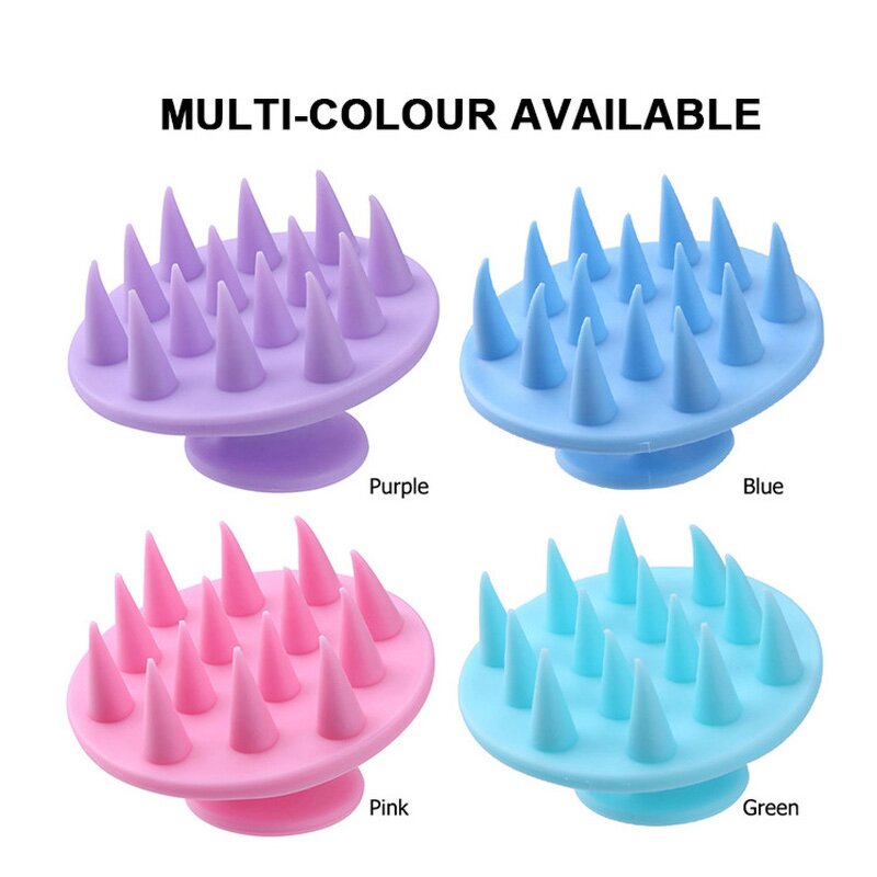 Silicone Shampoo Comb Manufacturer - Factory Soft Waterproof Head Health Care Dandruff Removal Hair Washing Scrubber Tool