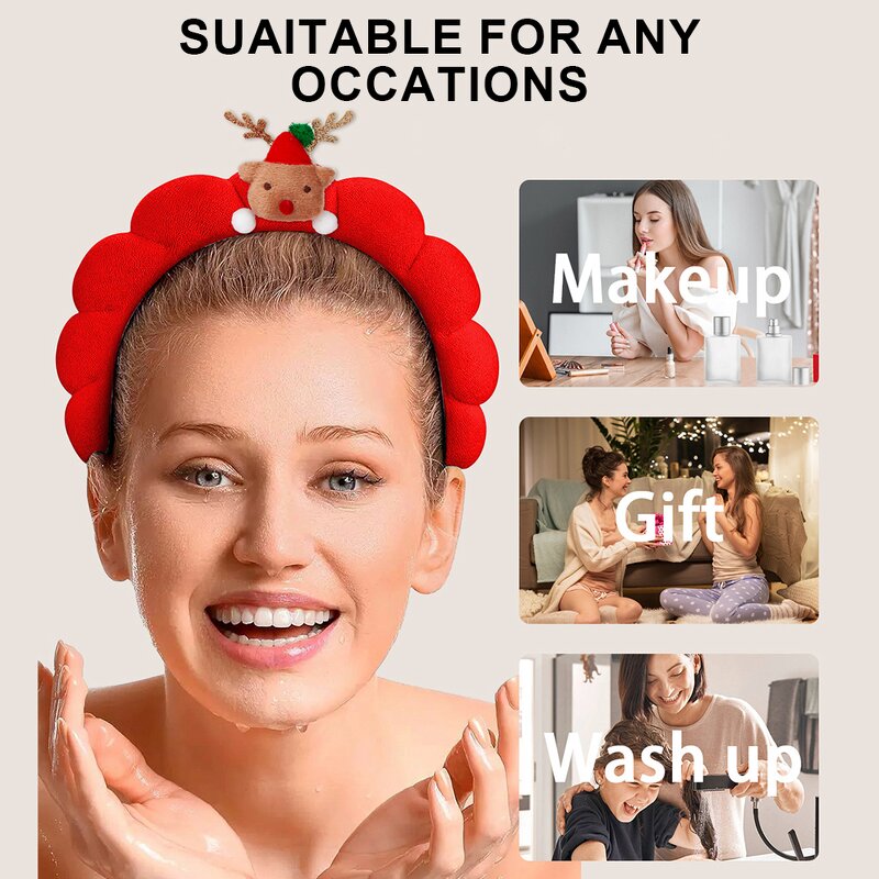 Bath Spa Gift Box Set Manufacturer - Custom Valentine Christmas Headband Scrunchies Clip Twisted Bath Sponge Kits