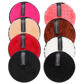 Makeup Removal Pad Manufacturer - Eco Friendly Microfiber Reusable Washable Cotton Face Clean Exfoliator Makeup Remover Cloths